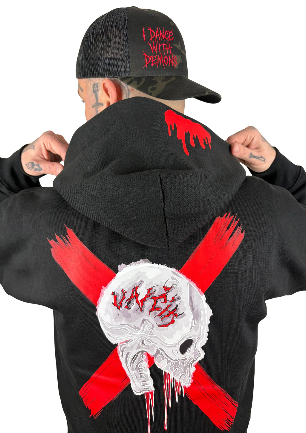 NENY “I DANCE WITH DEMONS” – PREMIUM Oversize Hoodie 460g (Black)