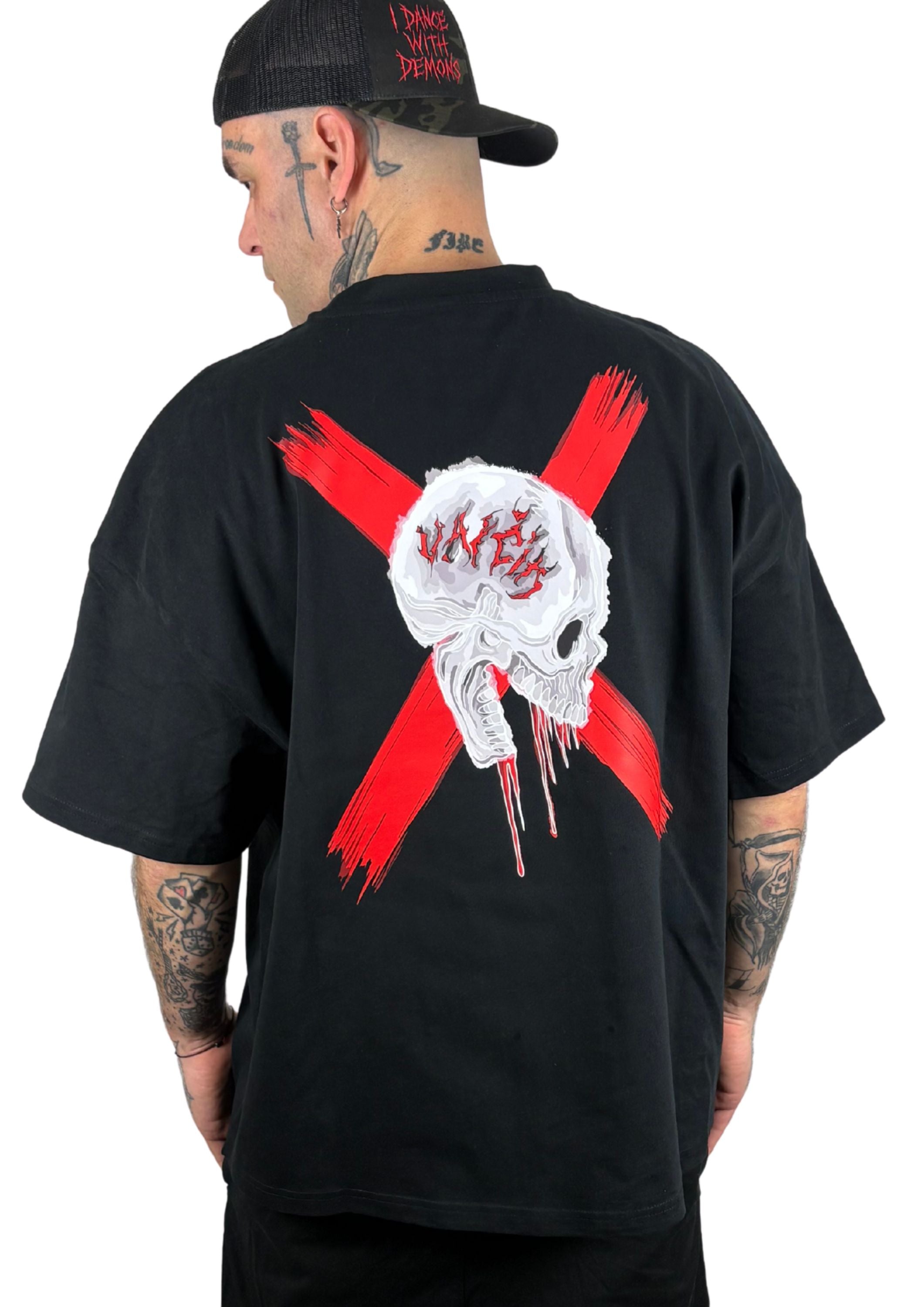 NENY “I DANCE WITH DEMONS” – Premium Oversize Tričko 300 g (Black)